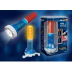 Фонарь-offroad Premium «Flashing ranger» P-AT031-BB Amber-Blue  пластм, XP-C Cree White LED, 4хАА в/к, янтарно-синий | 05143 | Uniel