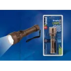 Фонарь универсальный S-LD044-C Brown  «Simple Light Gambit», пластик 0,5 Watt LED, упаковка кламшелл, 2хАА н/к, цвет коричневый | UL-00000205 | Uniel