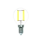 Лампа светодиодная LED-G45-4W-3000K-E14-CL-SLF