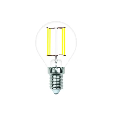 Лампа светодиодная LED-G45-4W-3000K-E14-CL-SLF