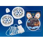                  Комплект светодионая лента 2шт х 1,2м IP65 нейтр белый свет 4000К, адаптер 12Вт, IP20, в/к ULS-R02-6W/4000K/1,2Mx2/DIM SENSOR Smart Light | UL-0000444
               