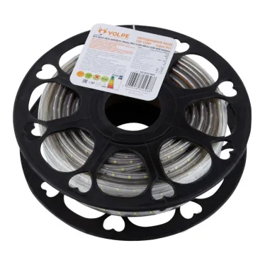Лента светодиодная 220В IP67 25м теплый белый свет ULS-Q325 2835-60LED/m-10mm-IP67-220V-6W/m-25M-WW | UL-00000864 | Volpe