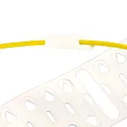                  Продевной ярлык в рулоне для провода диаметром 5-6мм, размер 10х46мм, белый, 4000 шт в рулоне
               