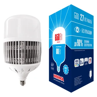 Лампа светодиодная матовая LED-M80-80W/4000K/E27/FR/NR cерия Norma 4000K