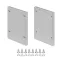 Заглушка IP-LINE-5475 SILVER глухая (ARL, Металл)