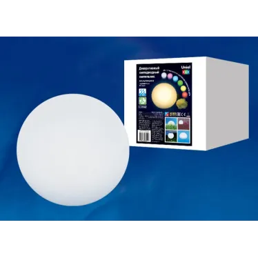 Декоративный аккумуляторный светильник ULG-R001 020/RGB IP65 BALL | UL-00003301 | Uniel