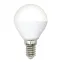 Лампа светодиодная 6 Вт Форма шар матовая Белый свет 4000K Картон LED-G45-6W/4000K/E14/FR/RA95 PLK01WH