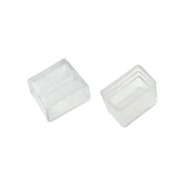 UCW-N22 CLEAR 025 POLYBAG Изолирующий зажим (заглушка) для светодиодных лент ULS-N22 RGB NEON 220В, 8x16мм. Цвет прозрачный, 25 штук в пакете. TM .