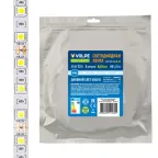 Лента светодиодная холодный белый свет 6500K ULS-Q323 2835-60LED/m-8mm-IP65-DC12V-4,8W/m-5M-6500K | UL-00004532 | Volpe