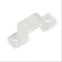 Силиконовое крепление для LED ленты 220В 5050, 14 мм, белый, UCC-Q220 K14 CLEAR 050 POLYBAG 50 шт/упак | 10972 | Volpe