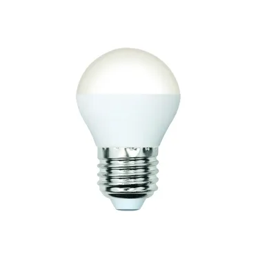 Лампа светодиодная LED-G45-5W/4000K/E27/FR/SLS Форма шар матовая Белый свет (4000K) ТМ Volpe