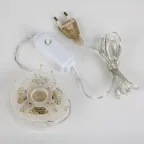                  Гирлянда светодиодная Роса 5м 125 светодиодов Теплый белый свет Провод прозрачный ТМ Uniel ULD-S0500-125/DTA WARM WHITE IP20 DEWDROP
               