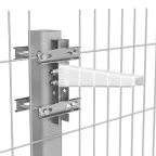 Комплект крепления к опорам ограждений 45х30