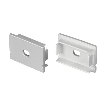 Заглушка LINE-3020 SILVER с отверстием (ARL, пластик)