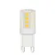 Лампа светодиодная прозрачная Теплый белый свет 3000K LED-JCD-4,5W/3000K/G9/CL/SLS
