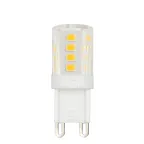 Лампа светодиодная прозрачная Теплый белый свет 3000K LED-JCD-4,5W/3000K/G9/CL/SLS