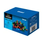 Гирлянда светодиодная  с контр.Разноцветные шарики  ULD-S0800-100/DGA MULTI IP20 COLORBALLS   100 диодов мульти 8 м IP20 шнур зеленый | 07929 | Uniel