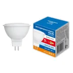 Лампа светодиодная LED-JCDR-5W/4000K/GU53/FR/SLS Форма JCDR матовая Белый свет (4000K) ТМ Volpe