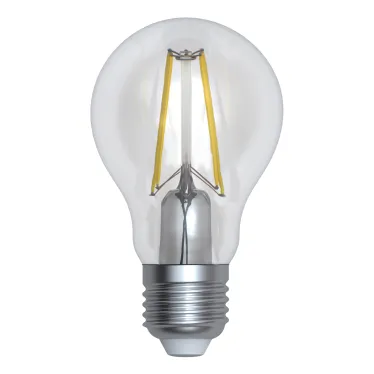Лампа светодиодная Форма A прозрачная Серия Sky Теплый белый свет (3000K) LED-A60-12W/3000K/E27/CL PLS02WH