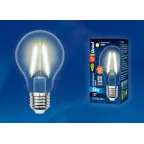 Лампа светодиодная LED-A60-15W/3000K/E27/CL PLS02WH LED. "груша" прозр. Серия Sky. 3000К . | UL-00005849 | Uniel