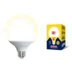                  Лампа светодиодная LED-G95-16W/3000K/E27/FR/NR LED. "шар", матовая. Серия Norma. 3000K | UL-00004873 | Volpe
               