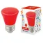 Лампа светодиодная LED-D45-1W/RED/E27/FR/С BELL декоративная LED. "Колокольчик", матовая. Цвет красный | UL-00005638 | Volpe