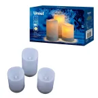 Светильник садовый на солнечной батарее USL-S-816/PT150 CANDLE SET3 Свеча, в наборе из 3 штук 1 светодиод Теплый 1хАА Ni-Mh аккумулятор в/к IP44