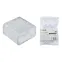 Заглушка для LED ленты 3528/2835, 10 мм, прозрачный, UCW-Q220 K10 CLEAR 025 POLYBAG 25 шт/упак | 10973 | Volpe