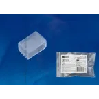 Заглушка для LED ленты 220В, 14-16х7мм, прозрачный, UCW-K14-CLEAR 025 POLYBAG 25 шт/упак | UL-00000871 | Uniel