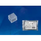 Заглушка для LED ленты 220В, 10x7мм, прозрачный, UCW-K10 CLEAR 025 POLYBAG 25 шт/упак | UL-00000870 | Uniel