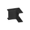 Угол внутренний для РКК-40х25 (черный) | УВН-40х25-Ч | Рувинил