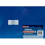 Коннекторы для светодиодной ленты 220В 3528, 2 контакта UTC-K-12/A67-NNN CLEAR 005 POLYBAG прозрачный 5 шт/упак | 10824 | Uniel