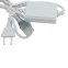 Провод электрический для подключения RBG LED лент UCX-Q220 SP4/B67-RGB WHITE 1 STICKER ULS-5050 220В. 7х14мм. | 10968 | Volpe