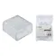 Заглушка для LED ленты 5050, 12-14 мм, прозрачный, UCW-Q220 K12 CLEAR 025 POLYBAG 25 шт/упак | 10974 | Volpe