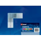                  Коннекторы для светодиодной ленты L-образный 220В 5050 RGB, 4 контакта UTC-K-24/B67-RGB CLEAR 005 POLYBAG прозрачный 5 шт/упак | 10823 | Uniel
               