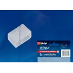 Заглушка для LED ленты 5050, 14-16 мм, прозрачный, UCW-K14 CLEAR 005 POLYBAG 5 шт/упак | 10836 | Uniel