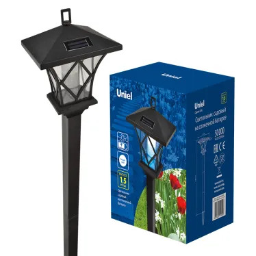 Светильник садовый на солнечной батарее USL-S-185/PM1550 RETRO Ретро 2 светодиода 1хАА Ni-Mh аккумулятор в/к IP44