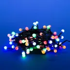 Гирлянда светодиодная с контр. Разноцветные шарики-1  ULD-S0500-100/DGA MULTI IP20 COLORBALLS-1   5м 100 мульти диодов шнур зел. | UL-00005471 | Uniel