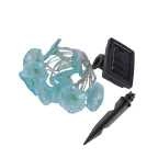 Садовая гирлянда на солнечной батарее USL-S-136/PT2000 GLORYBIND Вьюнок 20 светодиодов Белый свет 1*АА Ni-Mh аккумулятор в/к IP44