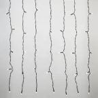                  Занавес светодиодный с эффектом мерцания 3х2м Соединяемый 384 светодиода Белый свет Провод черный ULD-C3020-384/TBK WHITE IP67 TM Uniel
               