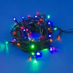 Гирлянда светодиодная  с контроллером ULD-S0280-020/DGA MULTI IP20   20 диодов, длина 2,8 м, мультиколор, IP20, шнур зеленый | 11092 | Uniel