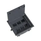 Лючок напольный с изменяемой глубиной C-Line 12 (с горизонтально расположенной приборной рамкой) EKF