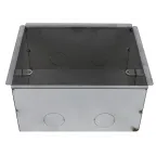 MultiDesk Коробка монтажная для бетонных полов для люка на 8 модулей СТАЛЬ