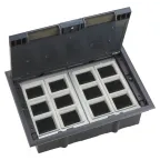                  MultiDesk Люк на 24 модулей IP40 для фальшпола с монтажной коробкой, тип MDK10
               