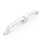                  Держатель труб для прямого монтажа двусторонний на 8 мест белый d20 (20шт/120шт уп/кор)
               