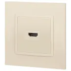 Розетка HDMI, Эра Elegance, сл.кость, 14-3114-02