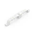                  Держатель труб для прямого монтажа двусторонний на 8 мест белый d16 (25шт/150шт уп/кор)
               