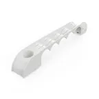                  Держатель труб для прямого монтажа односторонний на 5 мест в гофроящике серый d20 (200шт/кор)
               