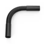                  Поворот гибкий гофрированный чёрный d20 мм
               