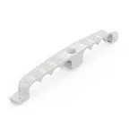                  Держатель труб для прямого монтажа двусторонний на 8 мест серый d20 (20шт/120шт уп/кор)
               